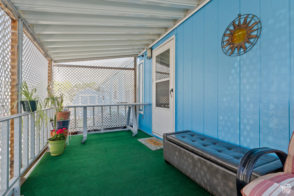View of patio