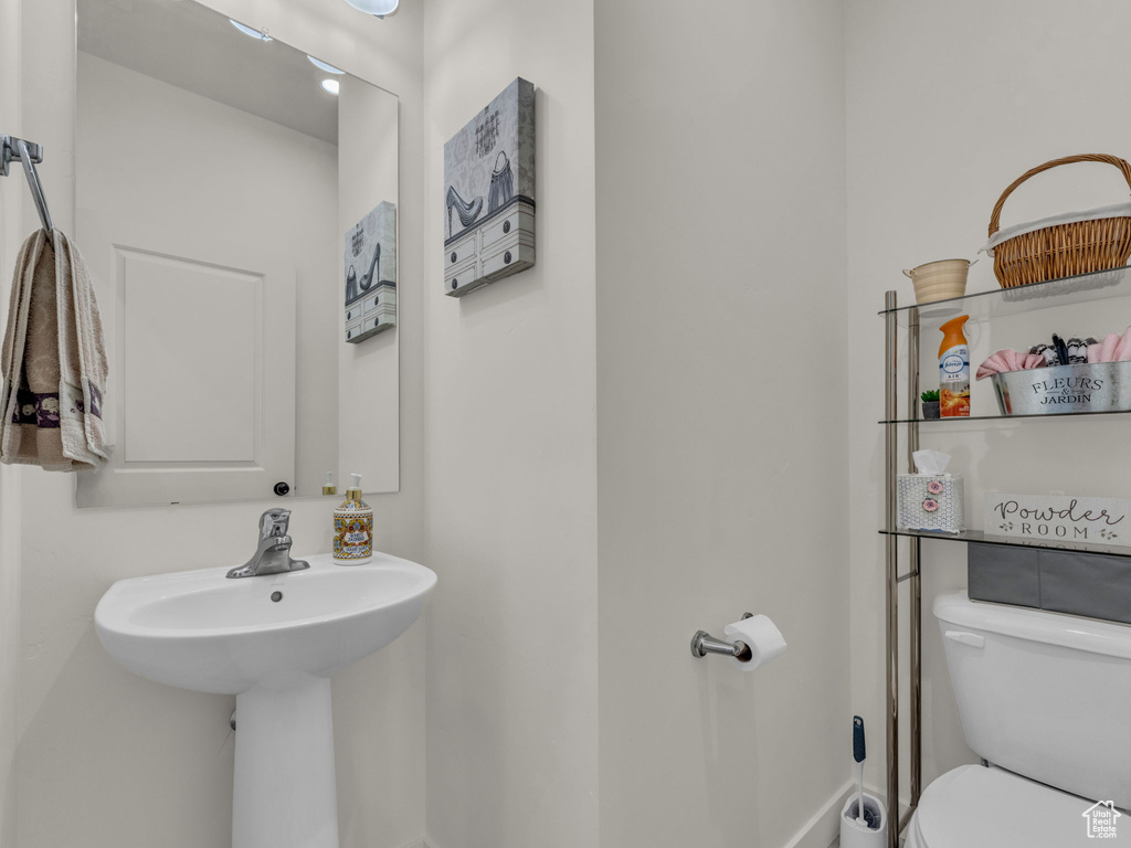 Bathroom with toilet