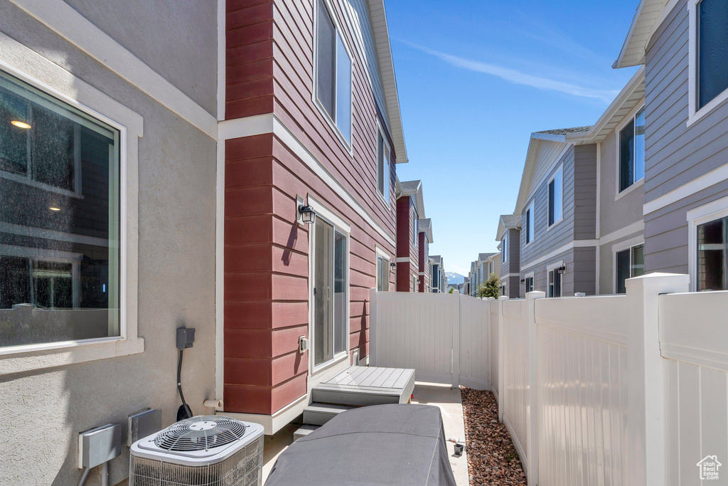 View of patio / terrace with central AC unit