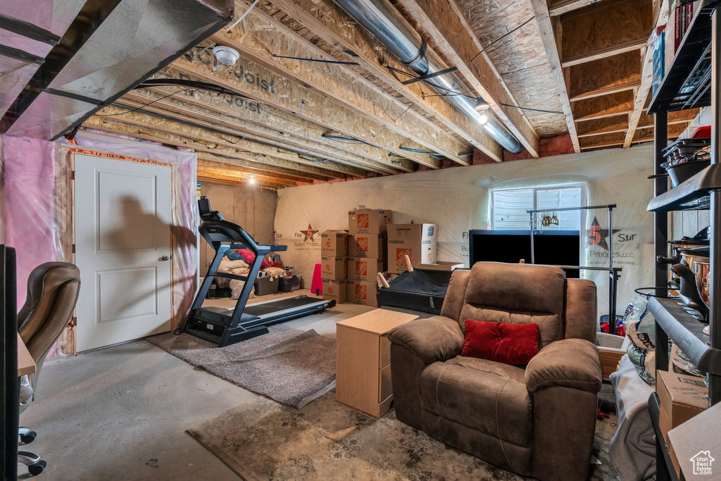 View of basement