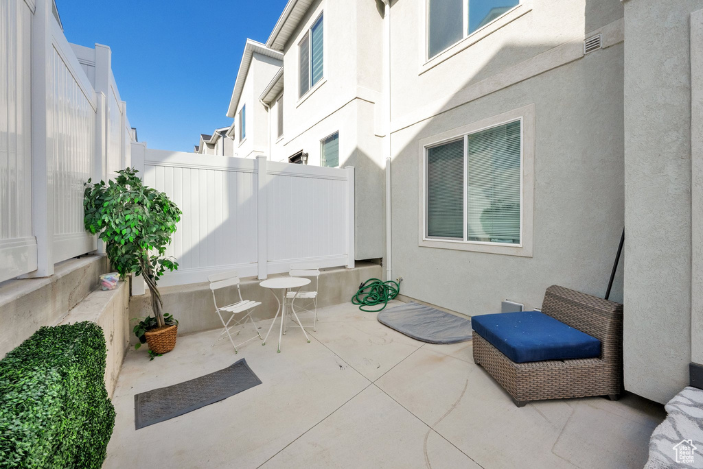 View of patio