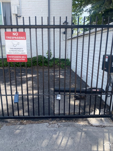View of gate