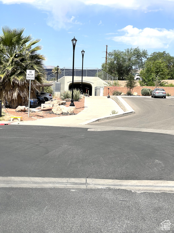 View of front facade with concrete driveway
