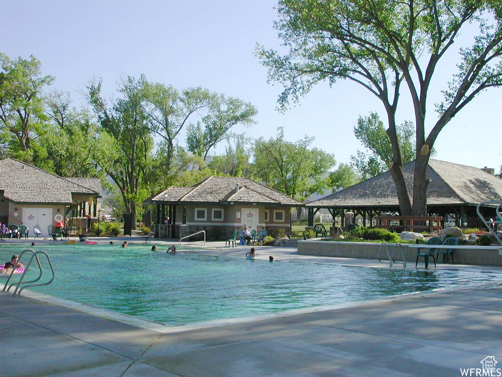 View of pool