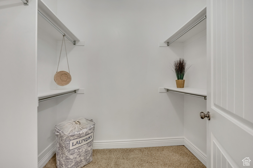 View of spacious closet