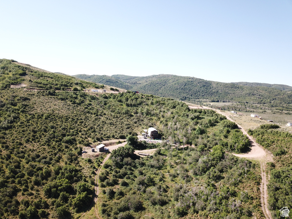 Drone / aerial view of mountains