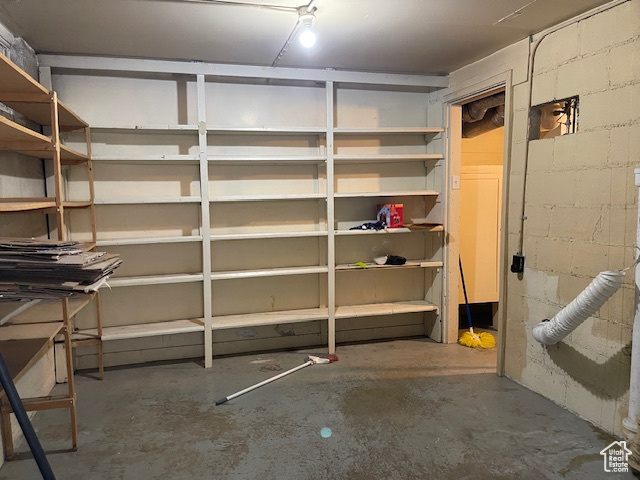 View of storage room