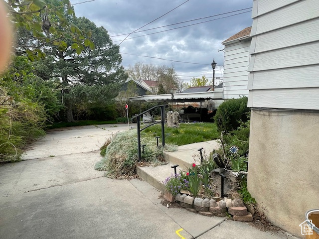 View of patio