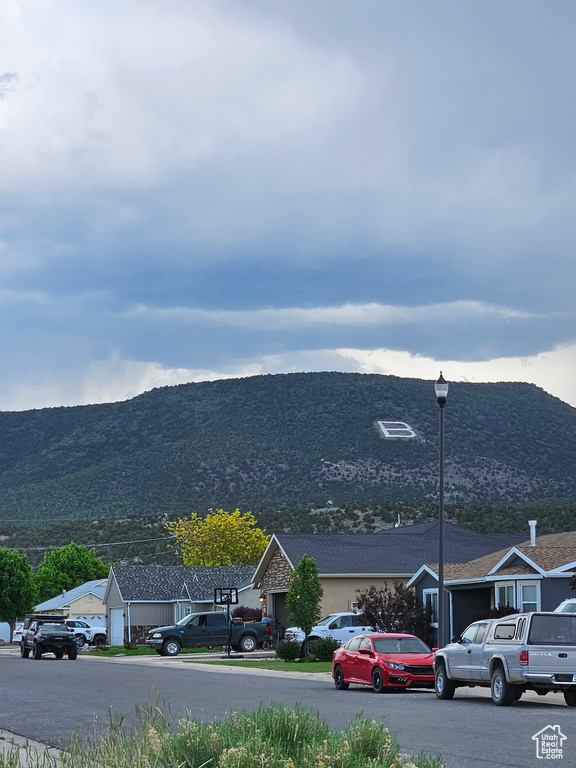View of mountain background