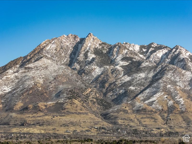 View of mountain background