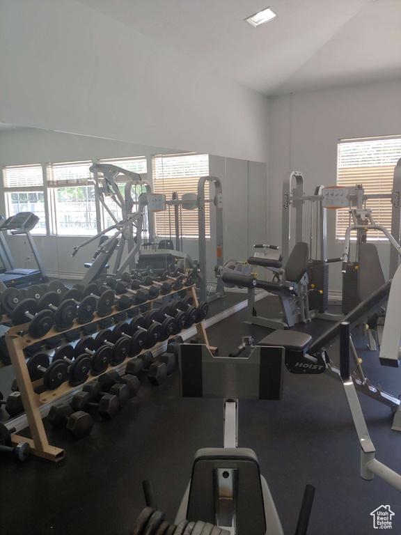View of exercise room