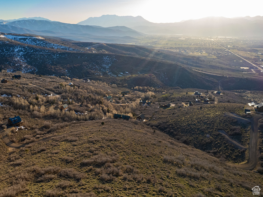 View of mountain background