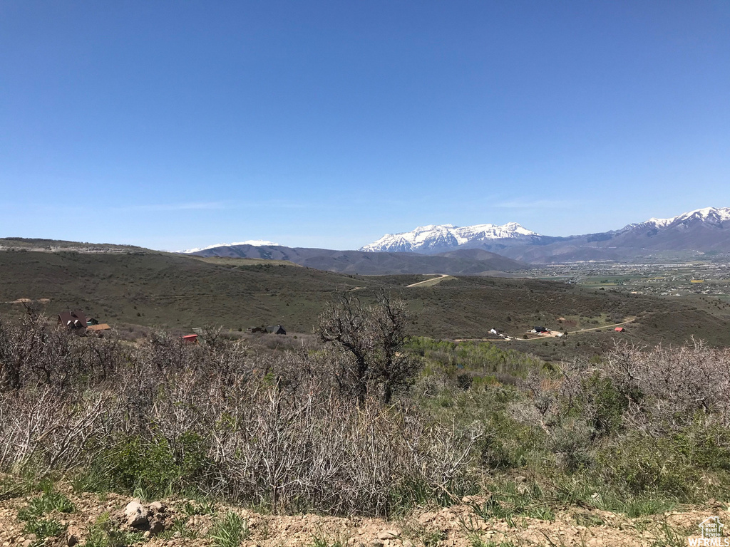 View of mountain backdrop