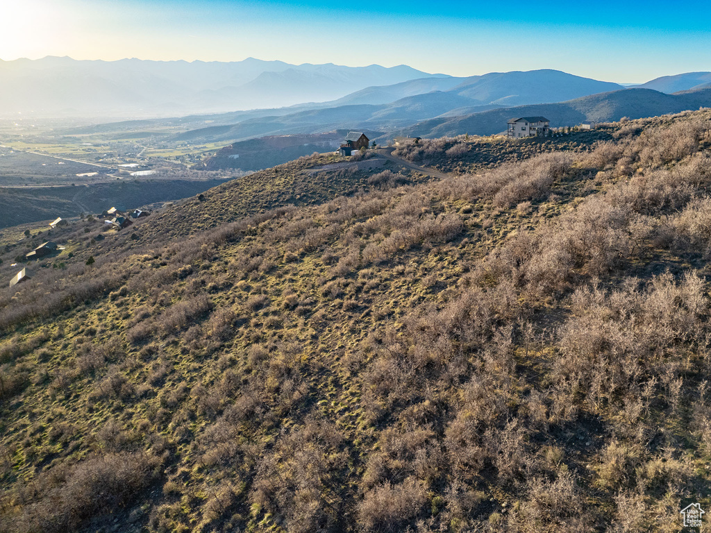 View of mountain background
