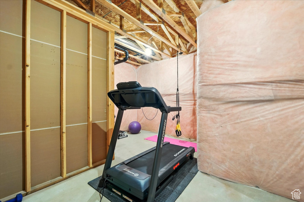 View of workout area