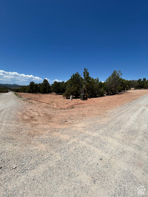View of yard featuring a view of rural / pastoral area