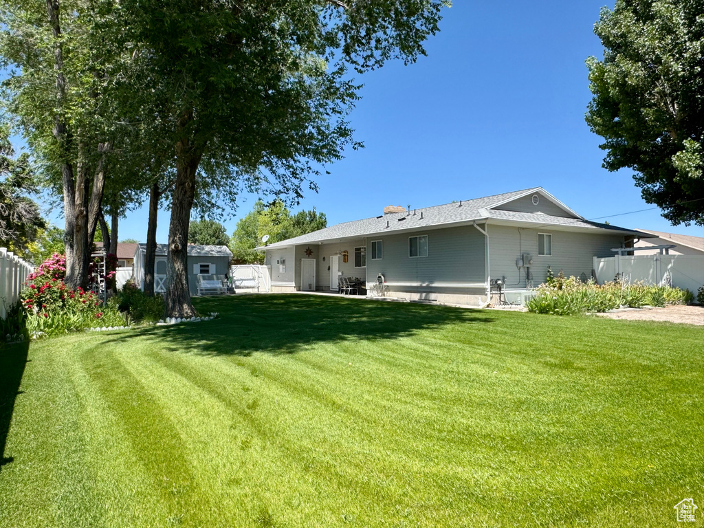 View of rear view of house