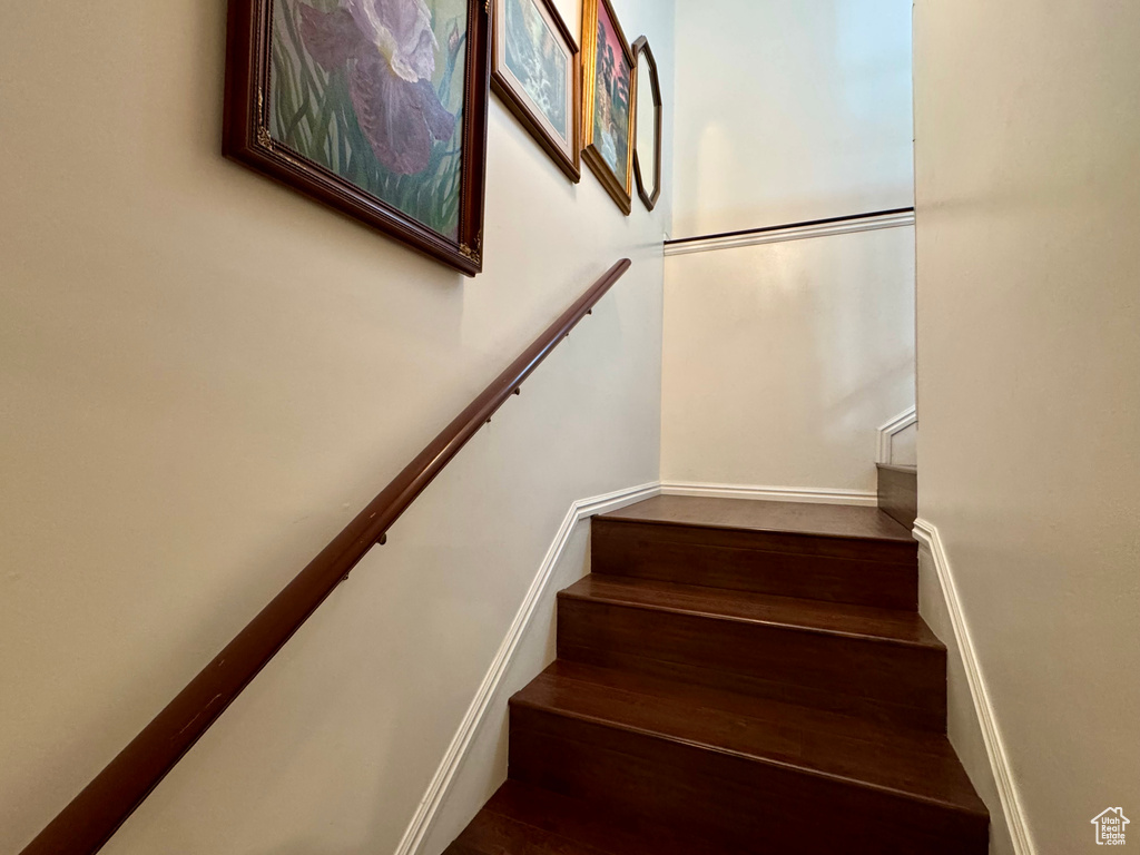 View of stairway