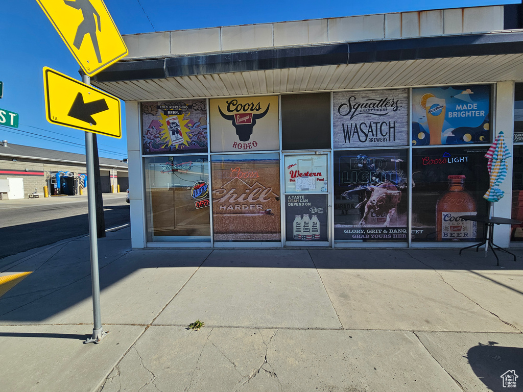 View of exterior entry