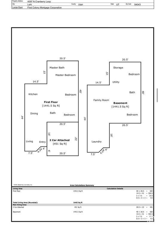 Floor plan / room layout