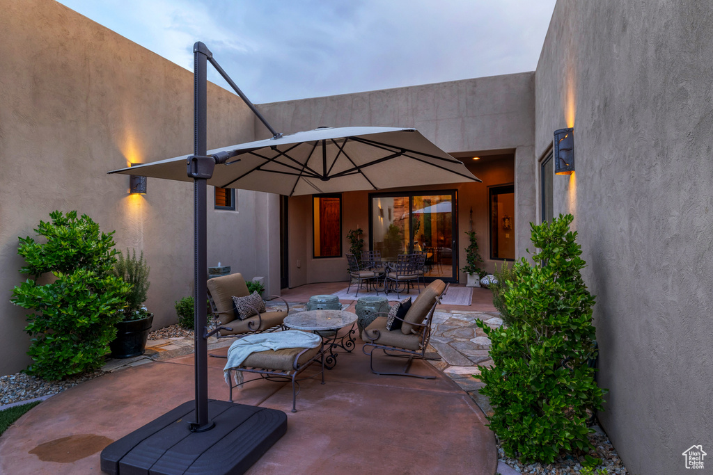 View of patio