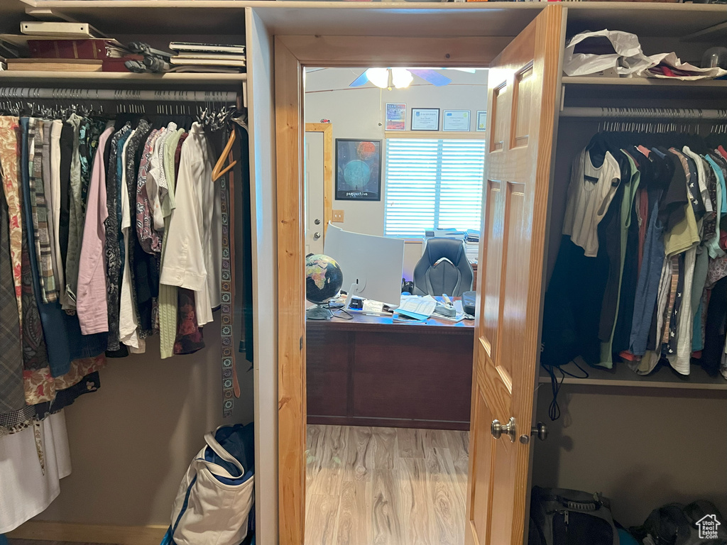 View of closet