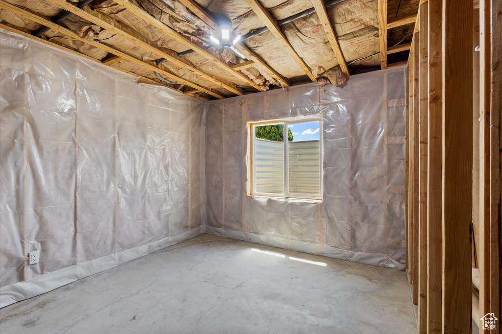 View of basement