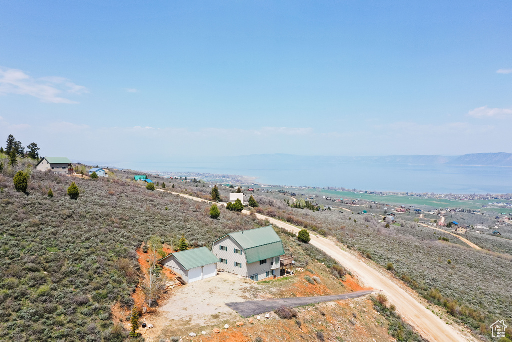 Aerial view of property and surrounding area