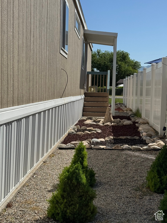 View of side of home