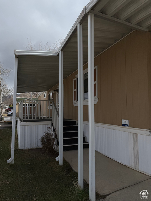 View of side of property