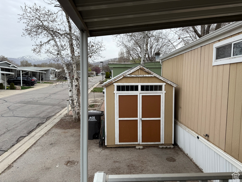 View of shed