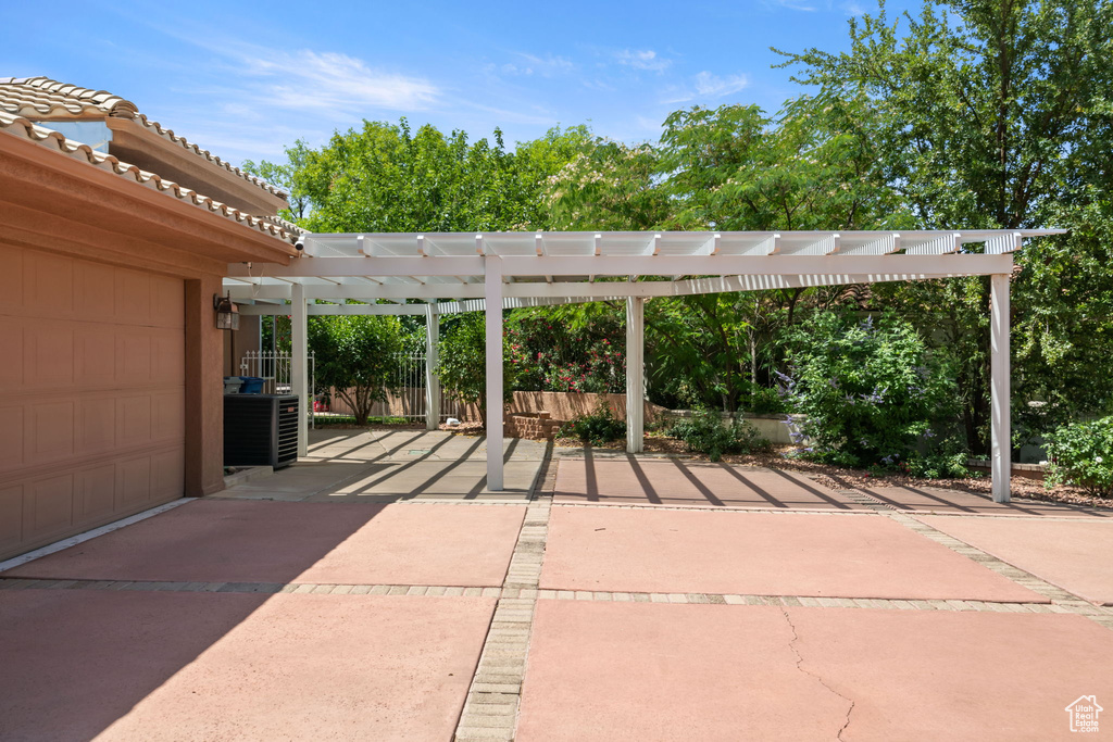 View of patio