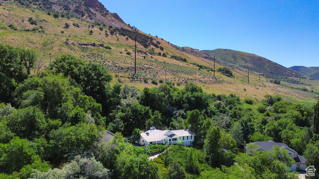 View of mountain background