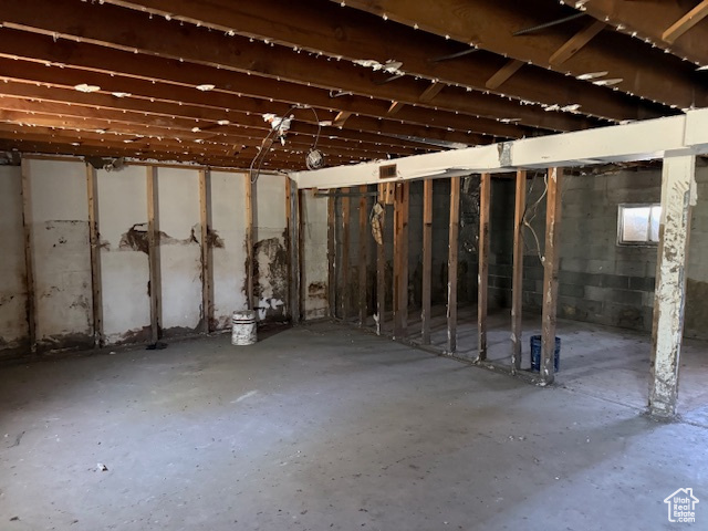 View of basement