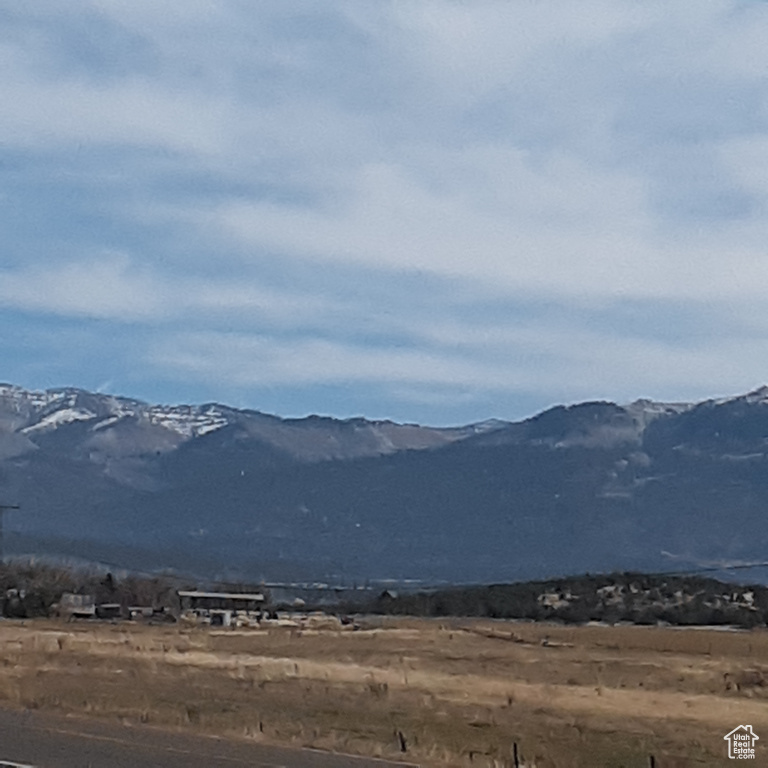 View of mountain background