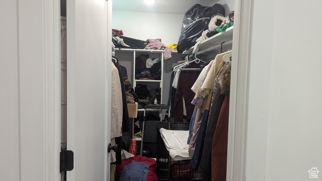 View of spacious closet