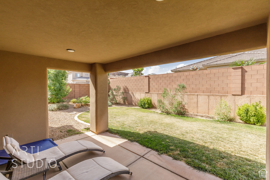 View of patio