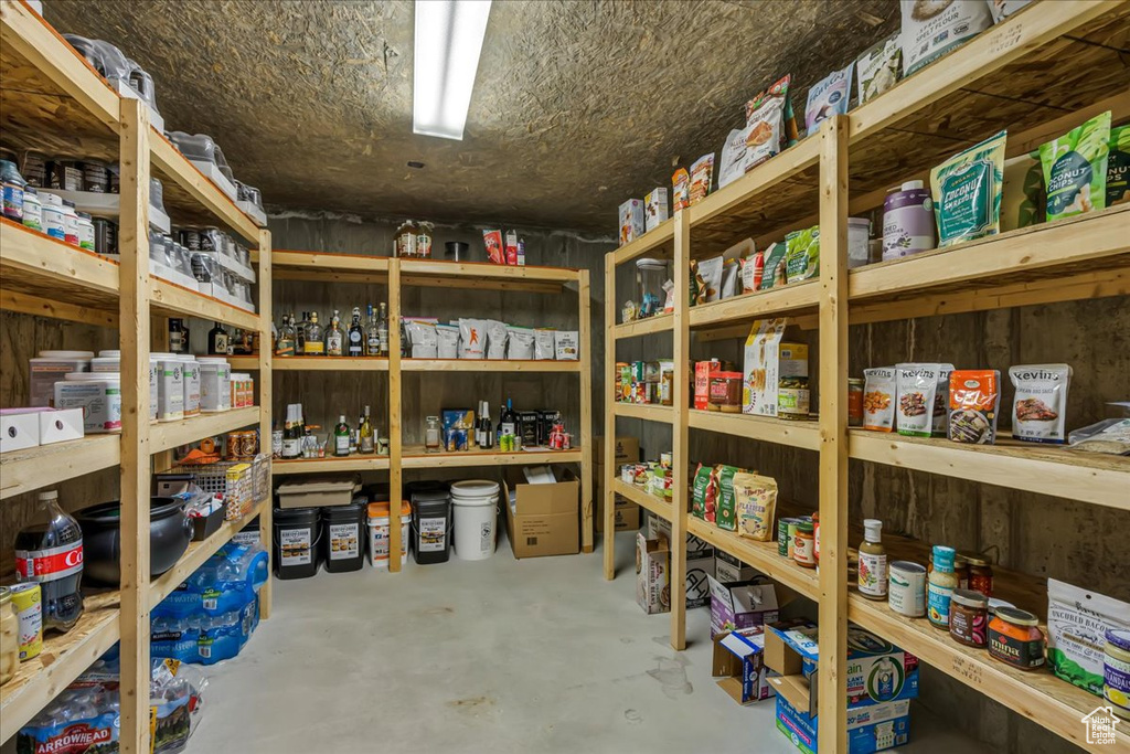 View of storage room