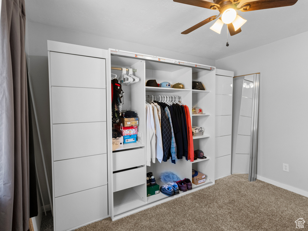 View of closet