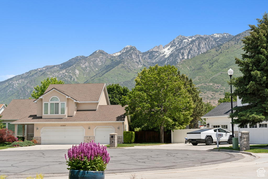 View of mountain backdrop