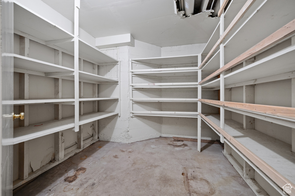 View of storage room
