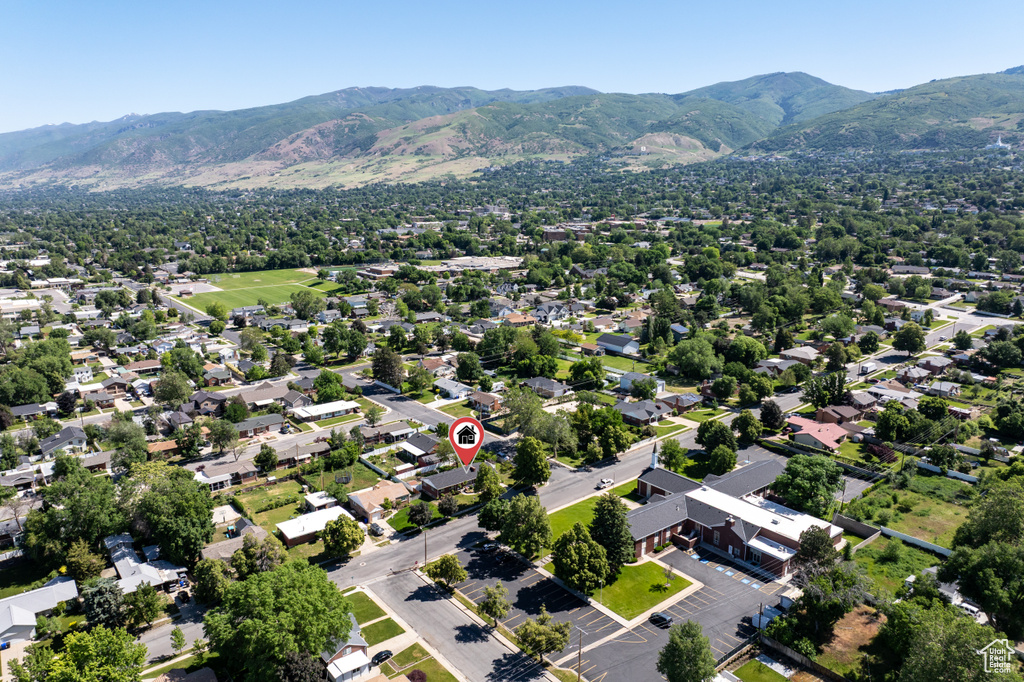 Aerial view of mountains