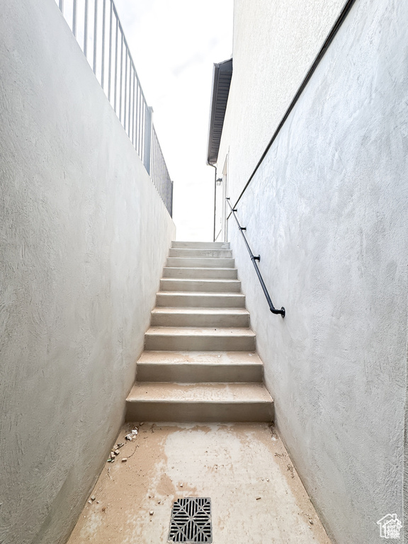 View of stairs