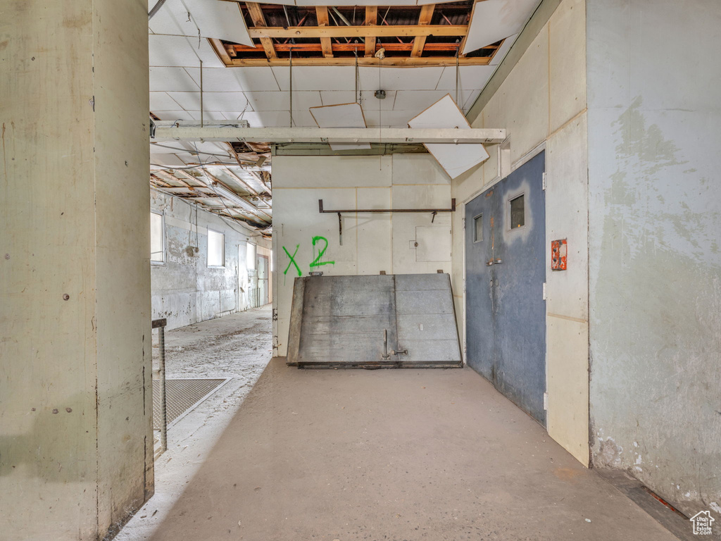 View of basement