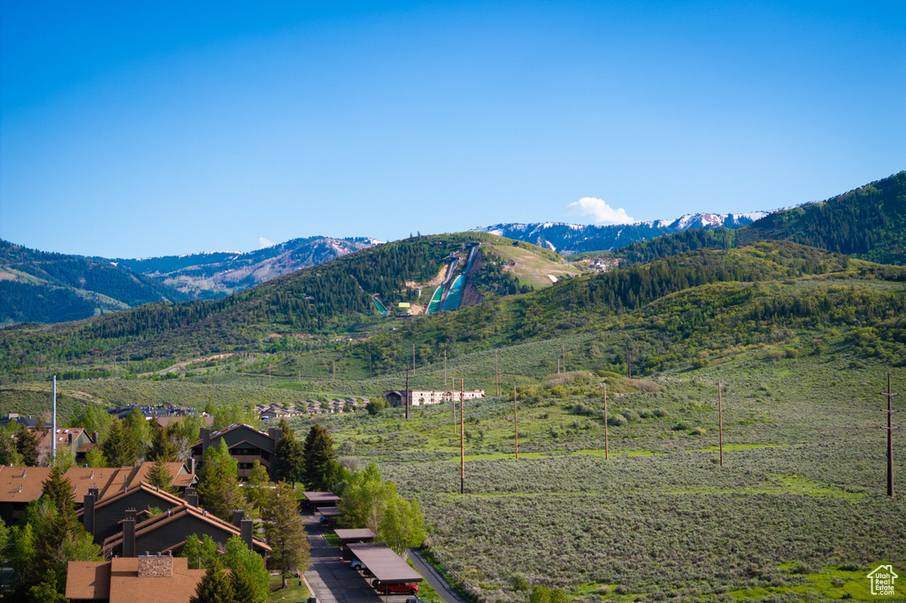 View of mountain background
