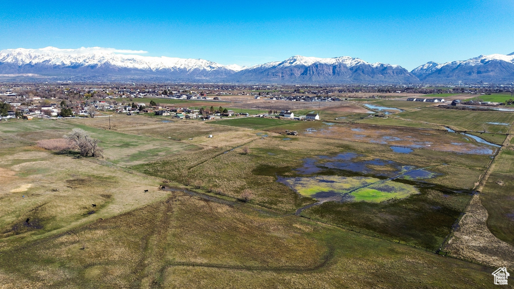 Drone / aerial view of mountains