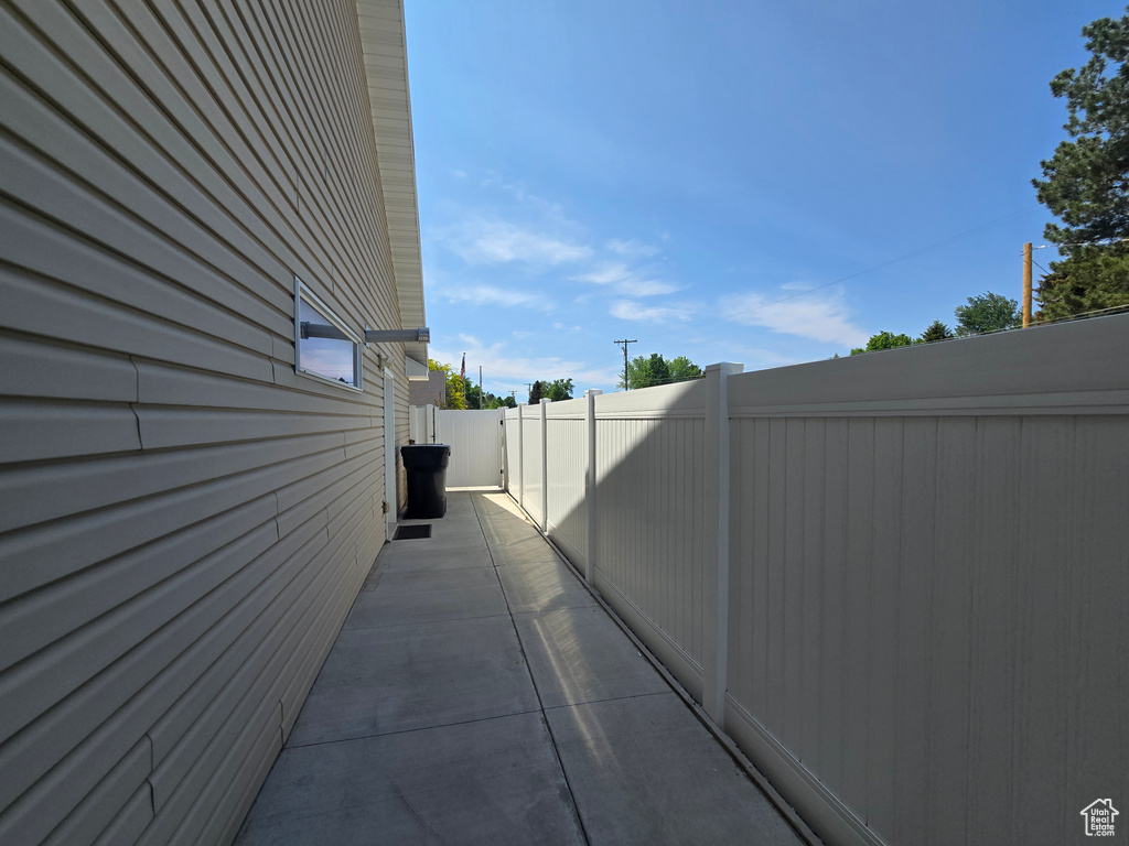 View of property exterior