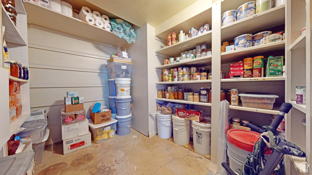 View of storage area