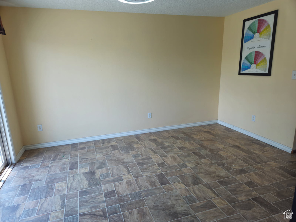 Empty room with baseboards