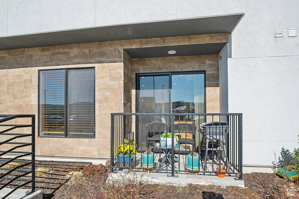 View of entrance to property